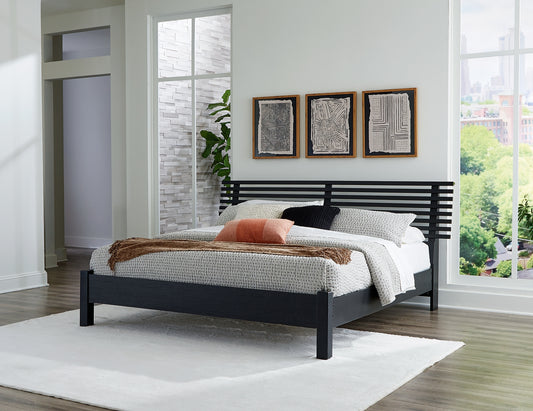 Ashley Express - Danziar Slat Panel Bed