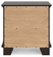 Covetown Full Panel Bed with Mirrored Dresser and Nightstand
