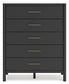 Cadmori Queen Upholstered Bed with Mirrored Dresser, Chest and Nightstand
