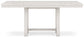 Robbinsdale Counter Height Dining Table and 4 Barstools and Bench
