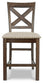 Moriville Counter Height Dining Table and 6 Barstools