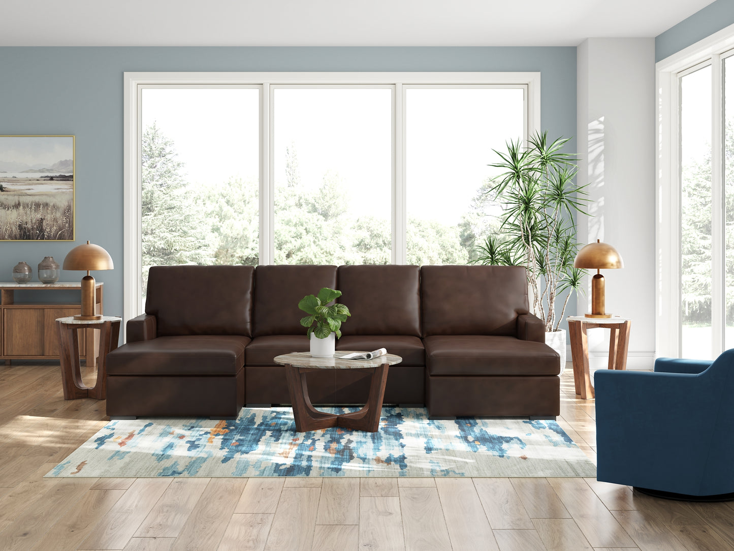 McDowlan 3-Piece Sectional with Double Chaise
