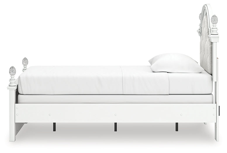 Kozlani Twin Upholstered Panel Bed