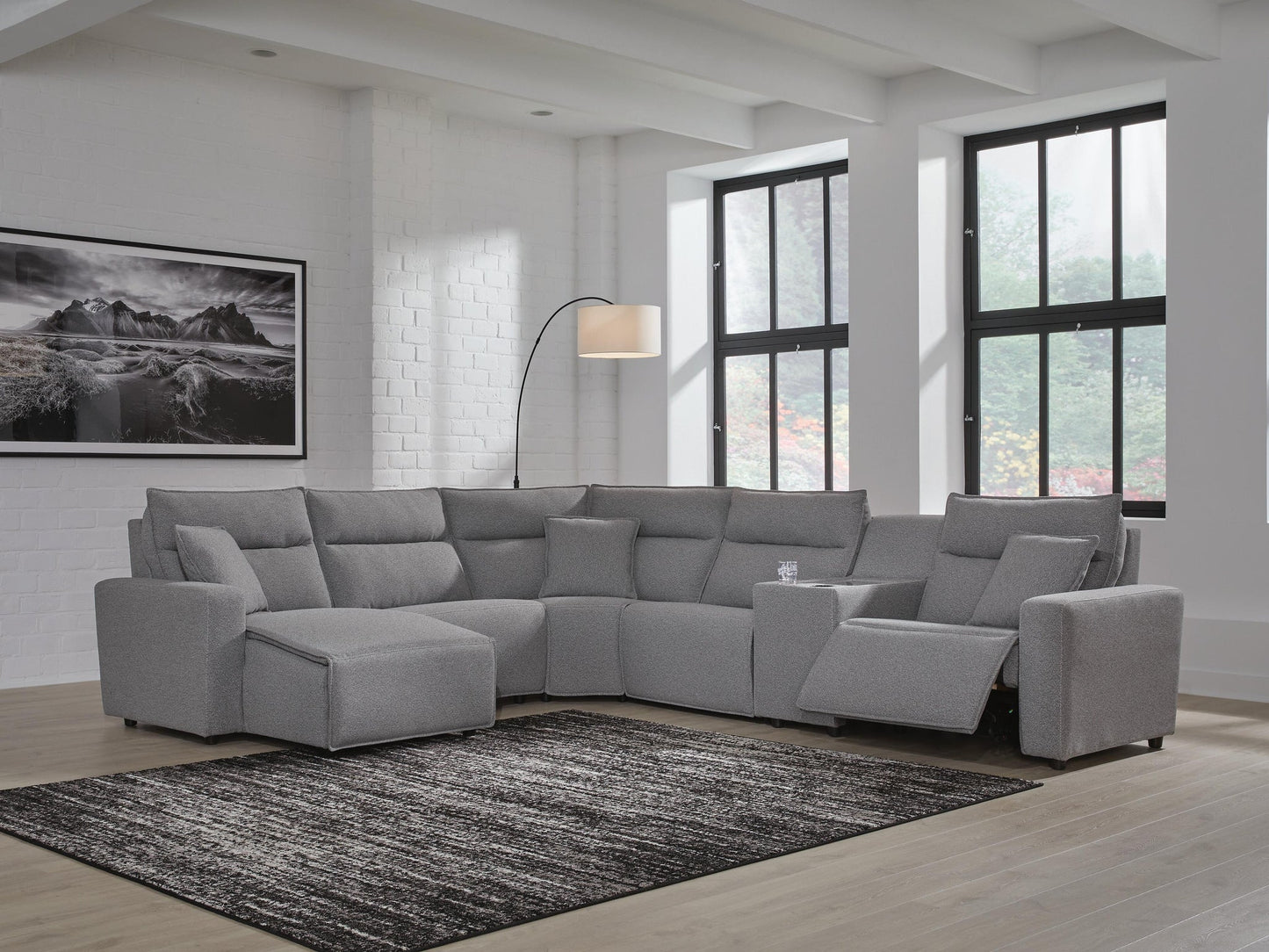 Modmax II 6-Piece Power Reclining Sectional with Chaise and Console