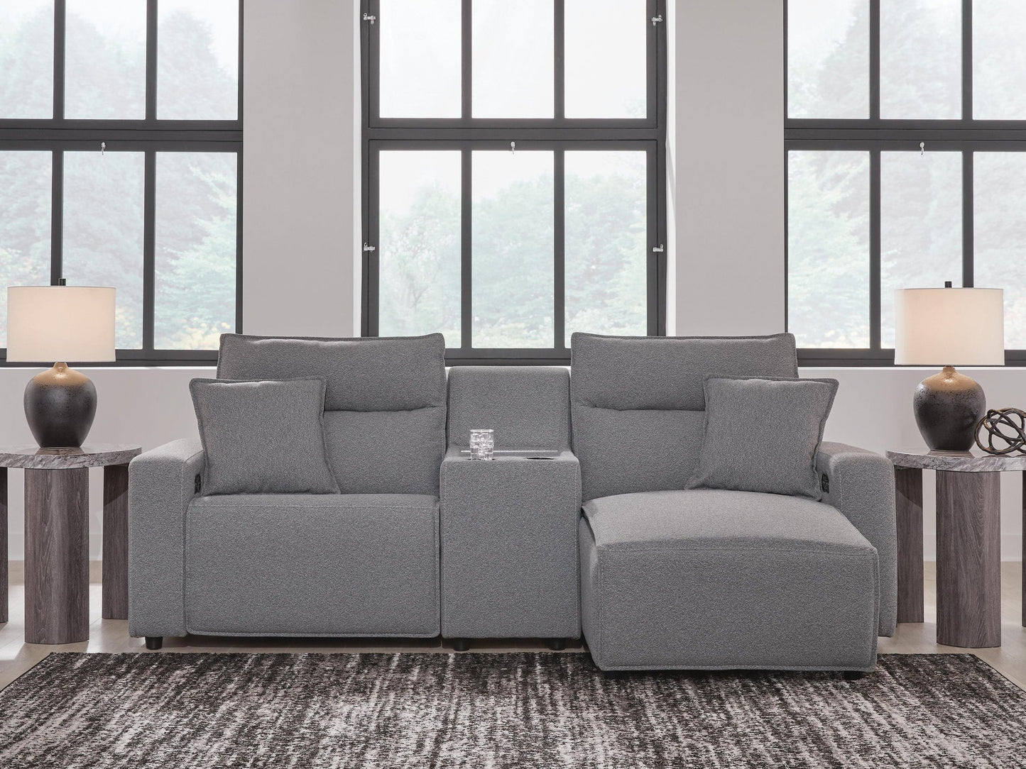 Modmax II 3-Piece Power Reclining Sectional with Chaise and Console