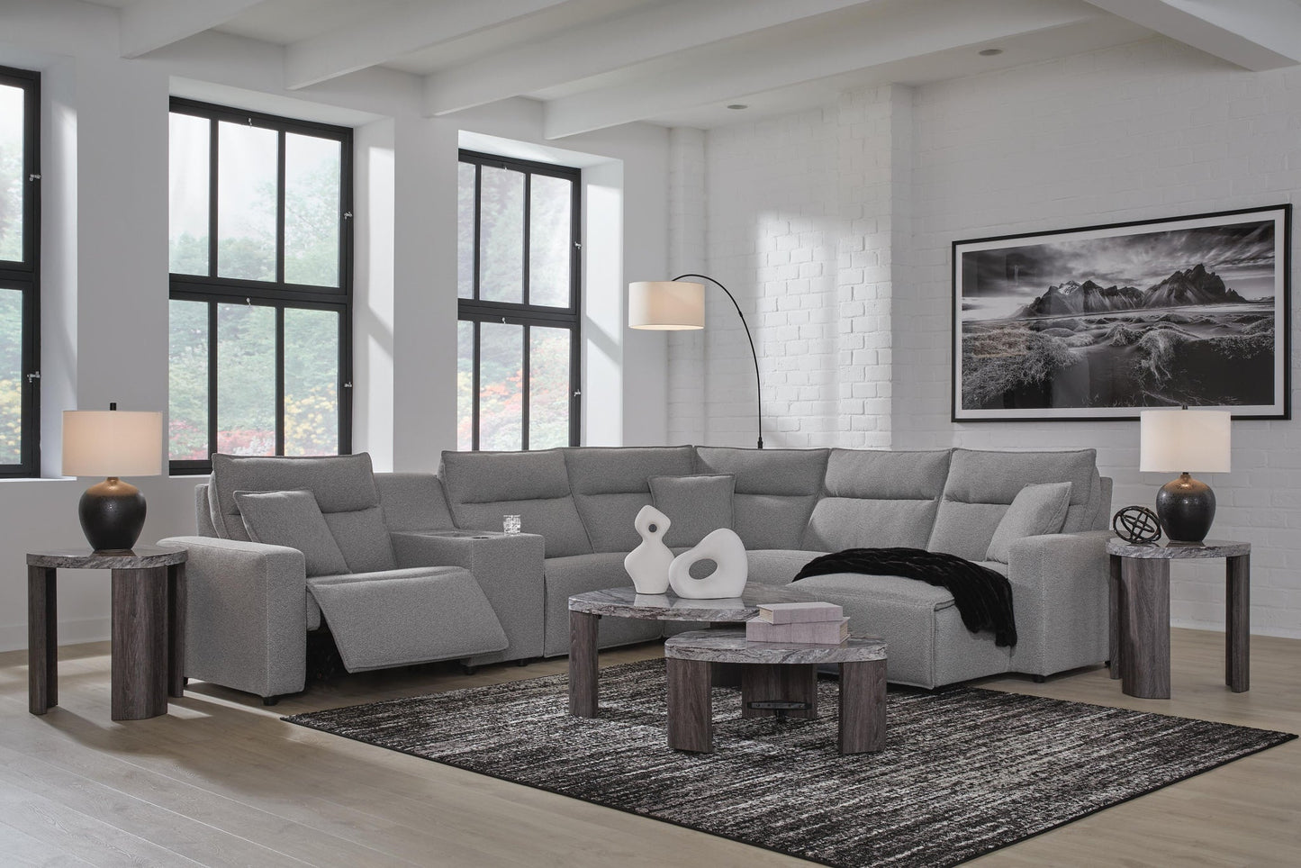 Modmax II 6-Piece Power Reclining Sectional with Chaise and Console