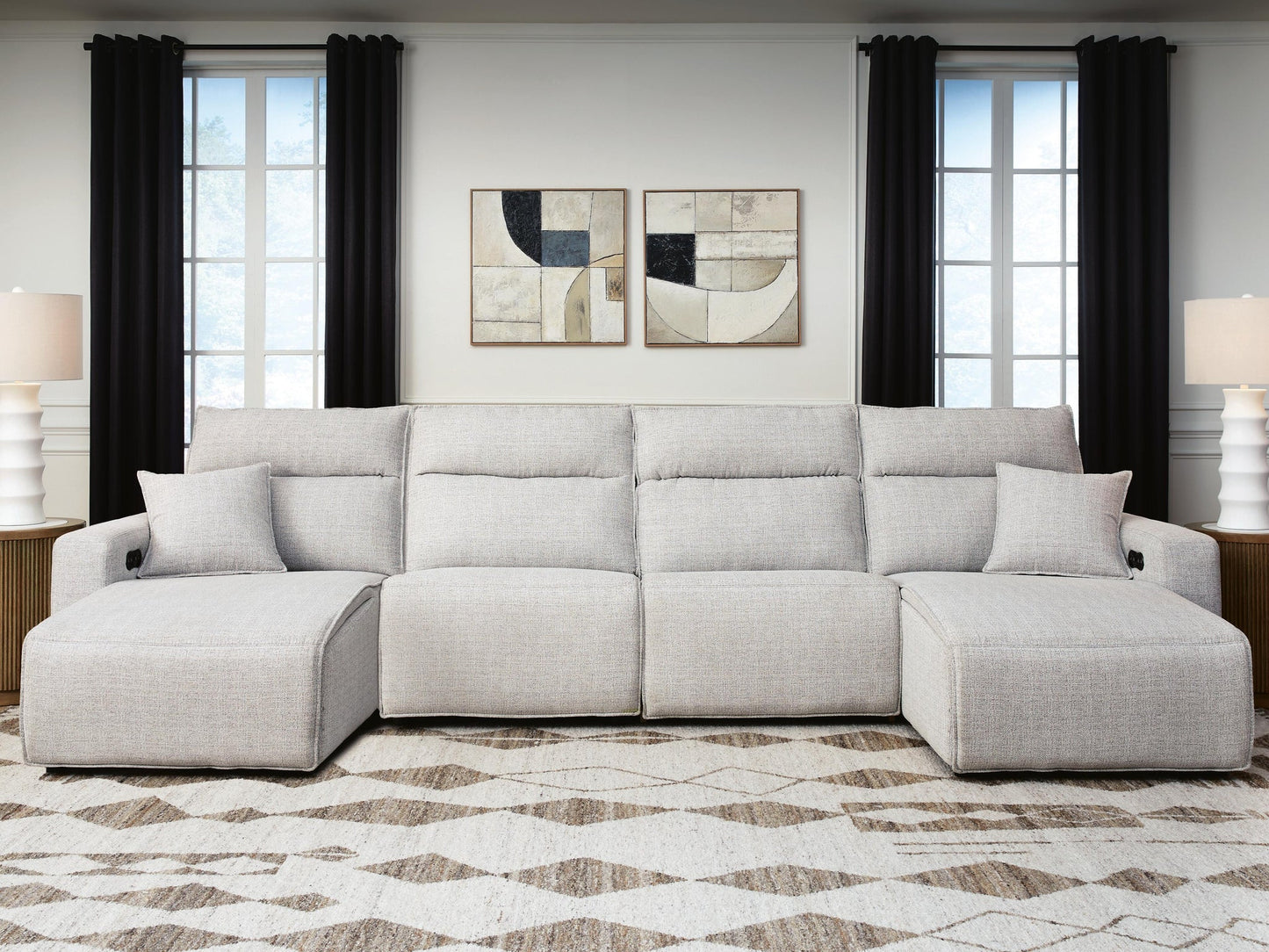 Modmax II 4-Piece Power Reclining Sectional with Chaise