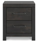 Delmorta Full Panel Storage Bed, Dresser, Mirror and Nightstand