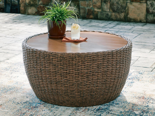 Ashley Express - Double Point Round Cocktail Table