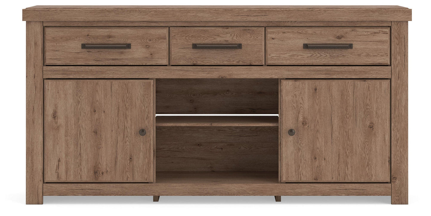 Garistyn XL TV Stand w/Fireplace Option