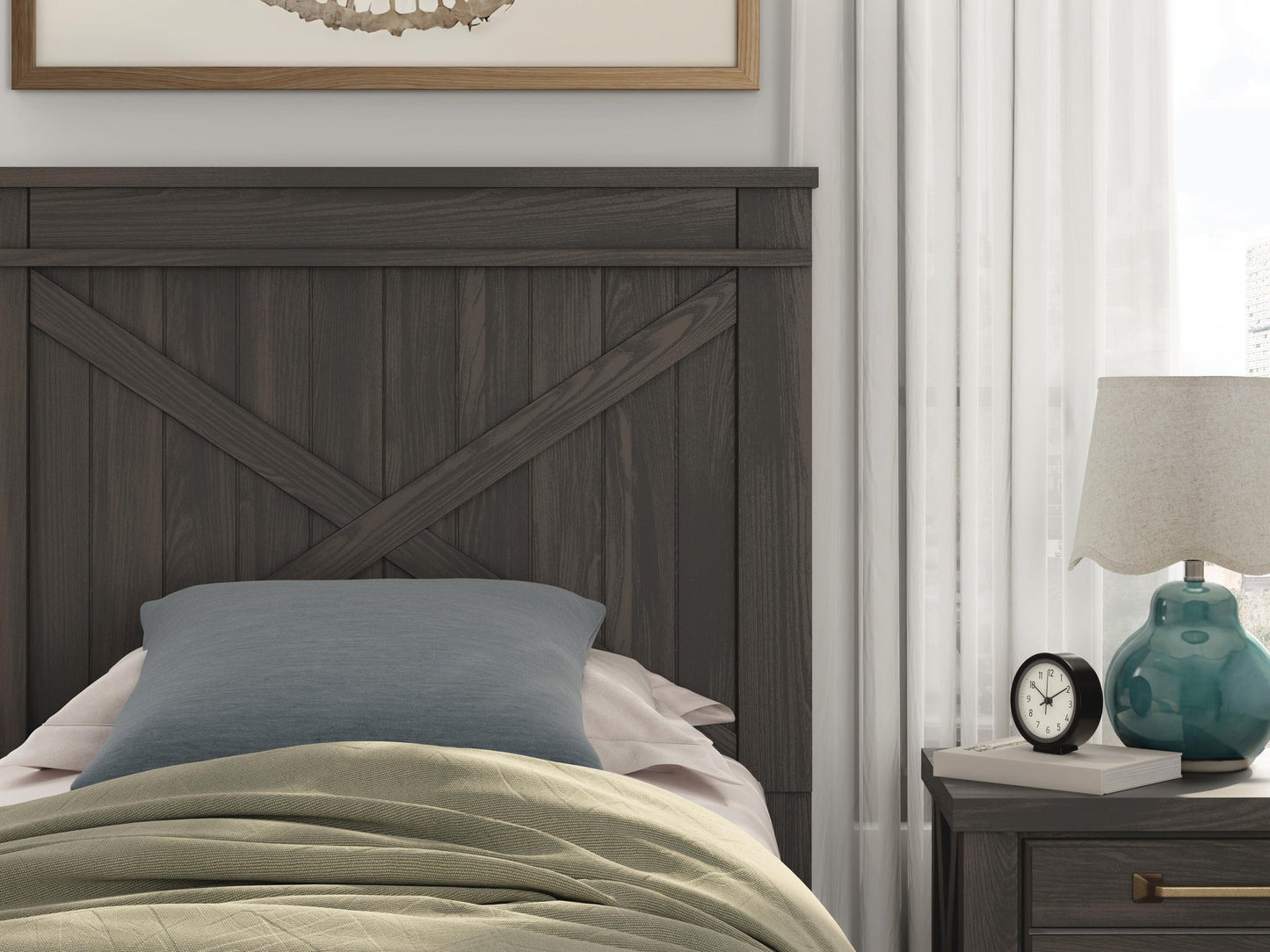 Ashley Express - Vonitta Bay Twin Panel Bed with Storage