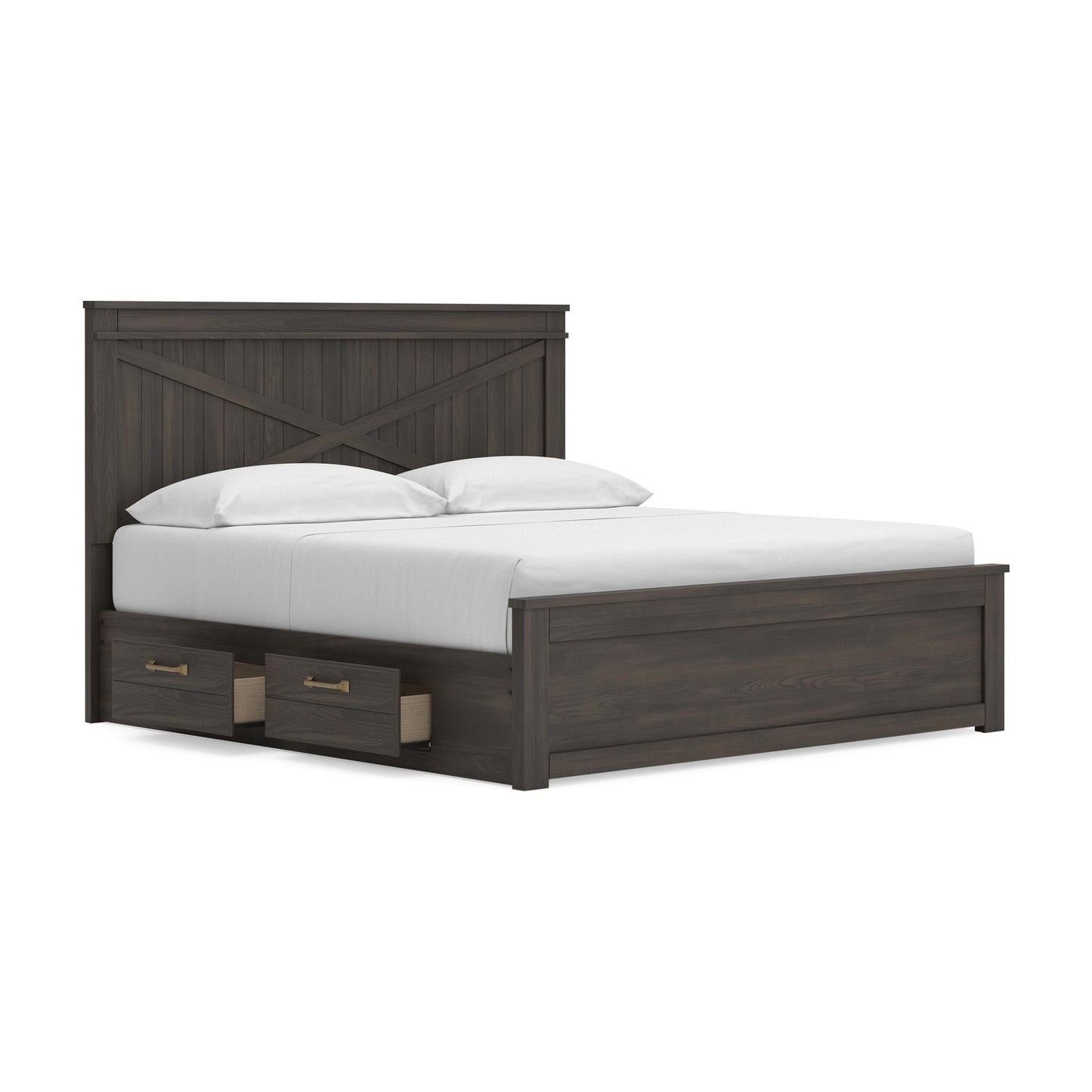 Vonitta Bay King Panel Bed with Storage