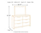 Derekson Dresser and Mirror