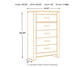 Brinxton Full Panel Headboard with Mirrored Dresser, Chest and Nightstand