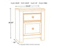 Paxberry Twin Panel Bed with Nightstand