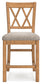 Ashley Express - Havonplane Upholstered Barstool (2/CN)
